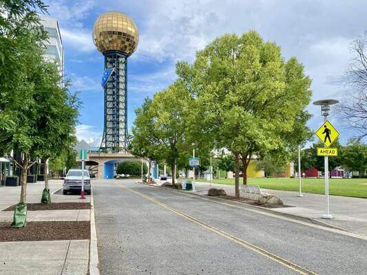 The Sunsphere in Knoxville